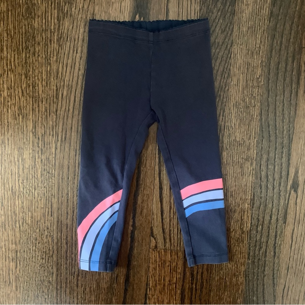 Tea Collection Blue Rainbow Stripe Leggings | 2T